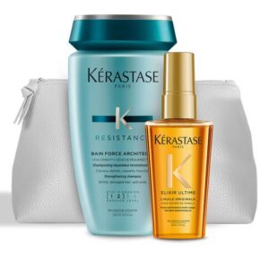 Dúo Shampoo Force Architecte 250ml+Aceite L´Huile Originale 50ml+Estuche