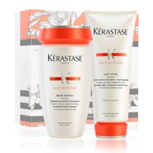 Set Hidratación Cabello Fino Nutritive Bain Satin 1 Shampoo 250ml + Acondicionador 200ml