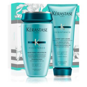 Set Shampoo Resistance Bain Force 250ml+Acondicionador Ciment Anti-usure 200ml
