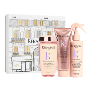 Pack Kerastase  Gloss Absolut Shampoo 250ml + Acondicionador 2540ml+Termo Protector 190ml