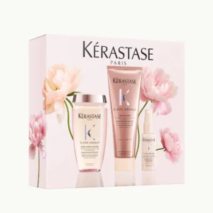 Pack Gloss Absolu Bain-Fondant-Anti Frizz Kerastase .